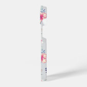 熱帯蘭の花の模様 iPhoneケース (左側面)