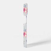 熱帯蘭の花の模様 iPhoneケース (右側面)