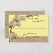 熱帯蘭素朴ビーチ反応 出欠カード (正面/裏面)