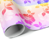 熱帯虹の花ギフトラッピング紙 ラッピングペーパー (ロールコーナー)