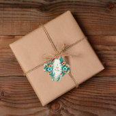 熱帯虹彩メッセージカード フェイバータグ