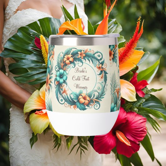 熱帯虹彩色熱ワインタンブラー