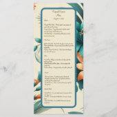 熱帯虹彩色 メニュー (正面)