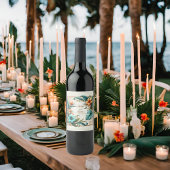 熱帯虹彩色 ワインラベル