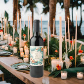 熱帯虹彩色 ワインラベル