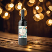 熱帯虹彩色 ワインラベル