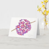 熱帯蜂蜜カード カード (黄色い花)