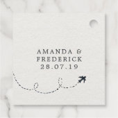 熱帯行先結婚式 フェイバータグ (裏面)