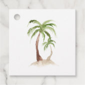 熱帯行先結婚式 フェイバータグ (正面)