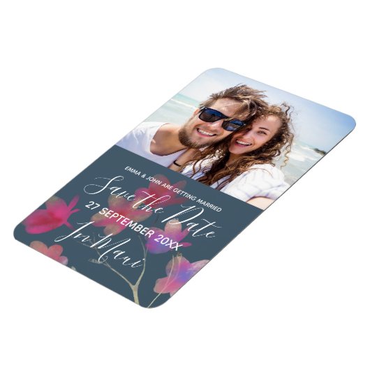 熱帯行先結婚式 マグネット (左側)