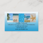 熱帯行先QRコード旅行代理店 名刺 (正面)