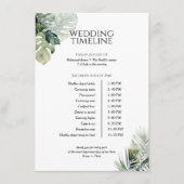 熱帯観光カード、目的地の結婚式 エンクロージャーカード (正面)