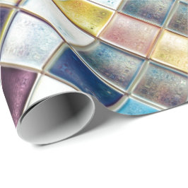 熱帯記憶モザイク・タイルの芸術 ラッピングペーパー