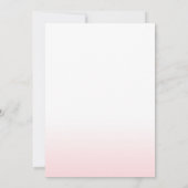 熱帯誕生日のサンキューカードのルアウ(ハワイ式宴会)のフラミンゴ サンキューカード (裏面)