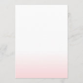 熱帯誕生日のサンキューカードのルアウ(ハワイ式宴会)のフラミンゴ サンキューカード (裏面)