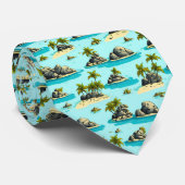 熱帯諸島 ネクタイ (ロール)