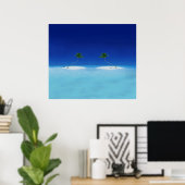 熱帯諸島 ポスター (ホームオフィス)