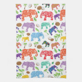 熱帯象 キッチンタオル (縦)