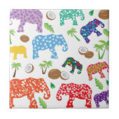 熱帯象 タイル (正面)