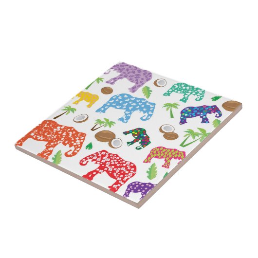 熱帯象 タイル (側面)