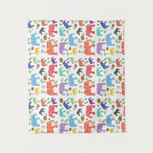 熱帯象 タペストリー (正面)