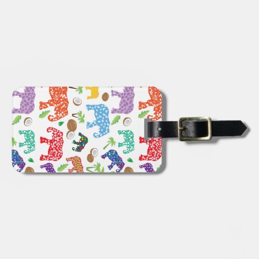 熱帯象 ラゲッジタグ (正面横)