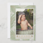 熱帯賛美のクリスマス写真 シーズンカード (正面)