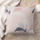 熱帯赤面の大きい花のクッション クッション (ブランケット)