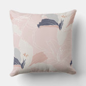 熱帯赤面の大きい花のクッション クッション (裏面)