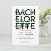 熱帯赤面フラミンゴバチェロレッテ週末 招待状 (スタンド正面)