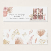 熱帯赤面結婚ボヘミアのWebサイトカード (正面&裏面)