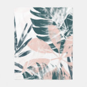 熱帯赤面 フリースブランケット (正面)