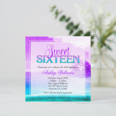 熱帯輝きの紫色の水の菓子16 招待状 (スタンド正面)