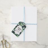 熱帯農園結婚式の引き出物ラベル ギフトタグ (より糸付き)
