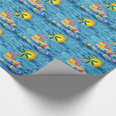熱帯退職したの島の雛 ラッピングペーパー (角)