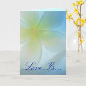 熱帯避難所の結婚式 カード (黄色い花)