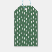 熱帯野生のパーティー動物ジャングル誕生日の恩恵 ギフトタグ (裏面)