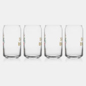 熱帯金ゴールドグリッターシャインパイナップル ガラス缶 (左)