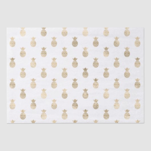 熱帯金ゴールドパイナップル 薄葉紙 (正面)
