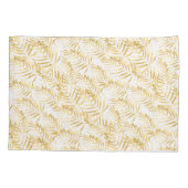 熱帯金ゴールドヤシの葉 枕カバー (裏面)