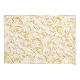 熱帯金ゴールドヤシの葉 枕カバー