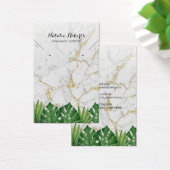 熱帯金ゴールド大理石ジュエリーイヤリングディスプレイ (デスク)