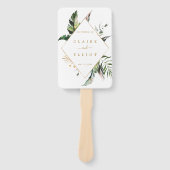 熱帯金ゴールド結婚の式典 |ありがとうございます ハンドファン (正面)