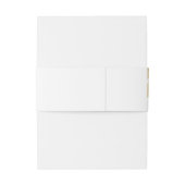 熱帯金ゴールド結婚ズ 招待状ベリーバンド (裏面例)