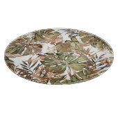 熱帯金ゴールド離れフローラシームレス カッティングボード (角)