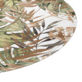 熱帯金ゴールド離れフローラシームレス カッティングボード (角)