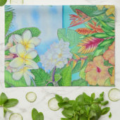 熱帯金ゴールド キッチンタオル (折り畳み)