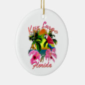 熱帯鍵ラルゴフロリダ鍵 セラミックオーナメント (右)