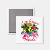 熱帯鍵ラルゴフロリダ鍵 マグネット (正面/裏面)