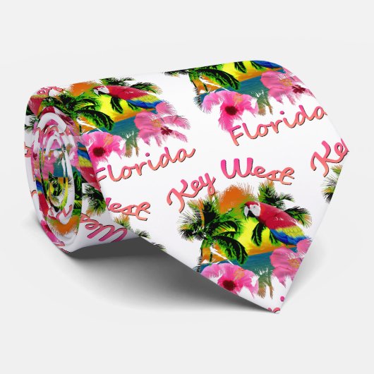 熱帯鍵西フロリダ鍵 ネクタイ (ロール)